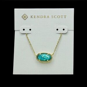 Kendra‎ Scott Turquoise Kyocera Opal Elisa
Pendant NEW!